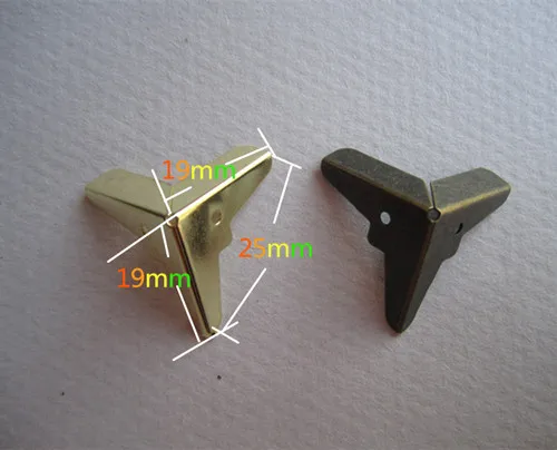 Packing hardware archaize package Angle iron shell gift box four corners small side length 25mm | Дом и сад