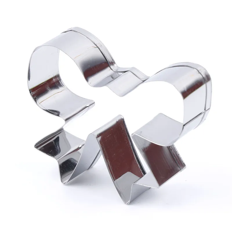 1PC Stainless Steel Candy Bowknot Cookie Tools Fruit Cutter Cake Biscuit Molds for Christmas Birthday Party | Дом и сад