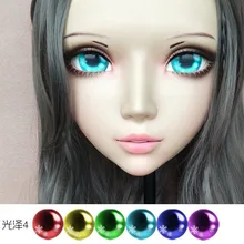 Special Offers (GL064) Sweet Girl Resin Half Head BJD Kigurumi Mask With Eyes Cosplay Anime Role Lolita Mask Crossdress Doll Special Offers (GL064) Sweet Girl Resin Half Head BJD Kigurumi Mask With Eyes Cosplay Anime Role Lolita Mask Crossdress Doll
