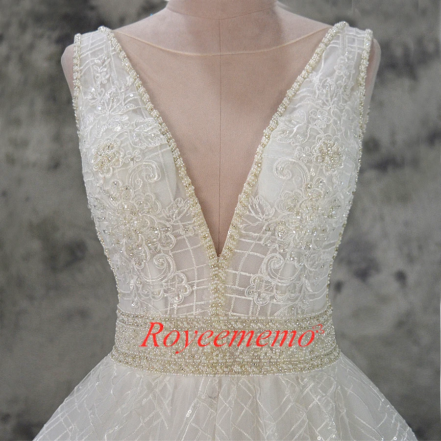 Кружевное свадебное платье с глубоким v образным вырезом|bridal dress|lace wedding dresswedding dress