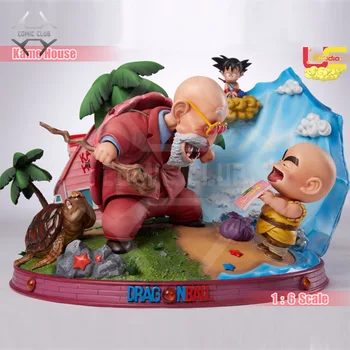 

COMIC CLUB IN-STOCK ucs dragon ball z 30cm Kame Sennin and Krillin and goku gk resin statue figure for collection