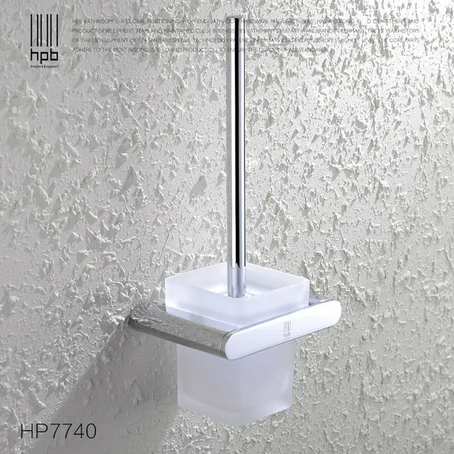 BULUXE Brass Toilet Brush Holder Frosted Glass Cup Bathroom ... BULUXE Brass Toilet Brush Holder Frosted Glass Cup Bathroom ...