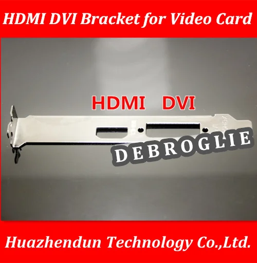 Best Offers DEBROGLIE  HDMI  DVI  interface  PCI  bit Bracket  for  Computer Case  Graphics Video Card baffle Nickel plated metal 12CM