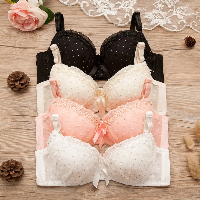

Women Sexy Lace Floral Bralette Bra Adjusted Straps Underwear Women Girl Padded Bra