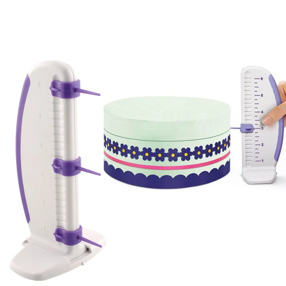 

New Cake Level Ruler Marker Designer Cake Decorator Border Tool Measurement Size Fondant Cake Tools