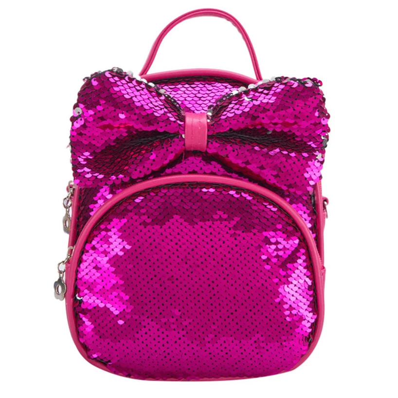 Aelicy модный шикарный мини-рюкзак для девочек с яркими блестками детская Наплечная Сумка для детского сада Детский рюкзак, Студенческая сумка маленькая - Цвет: HT