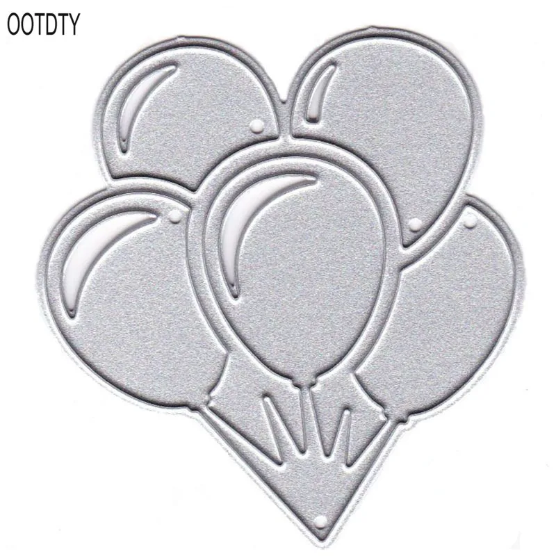 

Balloon Metal Cutting Dies Stencil DIY Scrapbooking Album Stamp Paper Card Embossing Crafts Decor