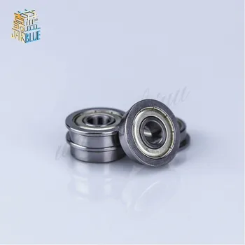 

F623 Zz 10pcs 3d Printer Accessories Parts Flange Bushing Ball Bearings F623zz 3*10*4 Mm Pulley Bearing Guide Wheel Abec5