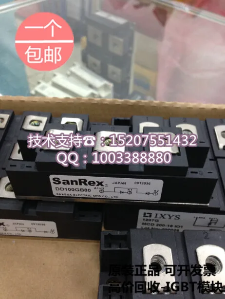 

Brand new original DD100GB80 100A/800V Japan three SanRex rectifier SCR modules