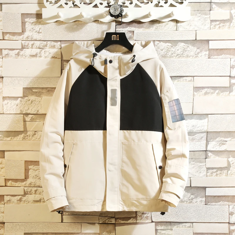 FUODRAO Japan Style Hooded Windbreaker Hip Hop Bomber Jacket Men Streetwear Harajuku Jacket Coats Men Jaqueta Masculina J122 FUODRAO Japan Style Hooded Windbreaker Hip Hop Bomber Jacket Men Streetwear Harajuku Jacket Coats Men Jaqueta Masculina J122