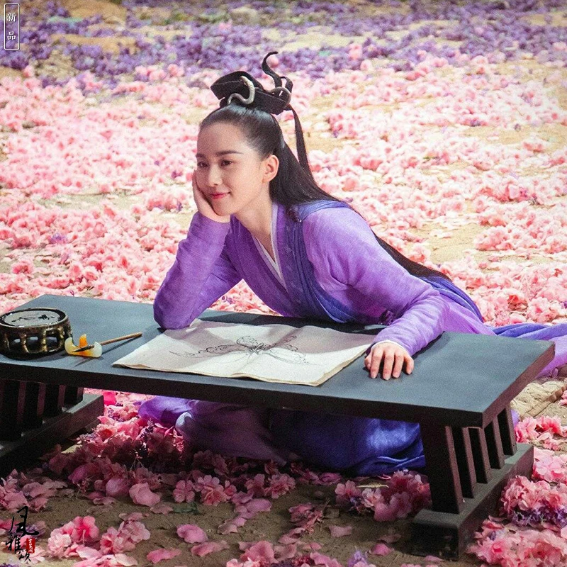

Feng Qing Chen Aesthetic Fairy Costume Hanfu for Newest TV Play Zui Ling Long Swordlady Drama Costume Hanfu for Women