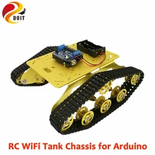 DOIT пульт дистанционного управления робот TS300 амортизатор Танк модель+ WiFi+ ESPduino макетная плата+ плата драйвера двигателя для Arduino
