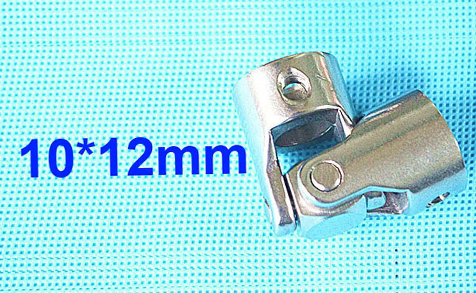 

10mm x 12mm OD24mm L55mm single universal joints coupling Stainless steel connector crossing coupler RC Car Boat model wholesale