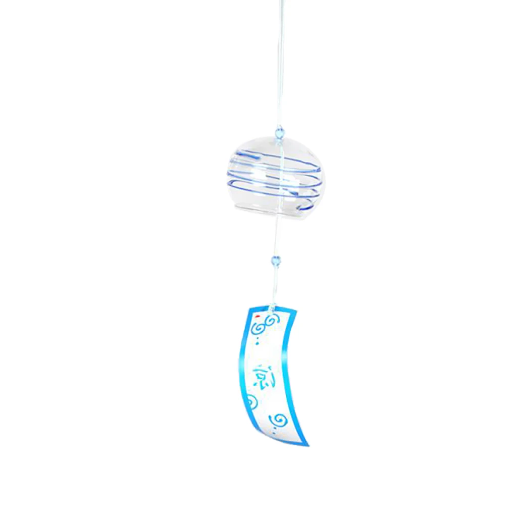 Japan Traditional Wind Chime Glass Wind Bell Summer Windows Hanging Decor #1