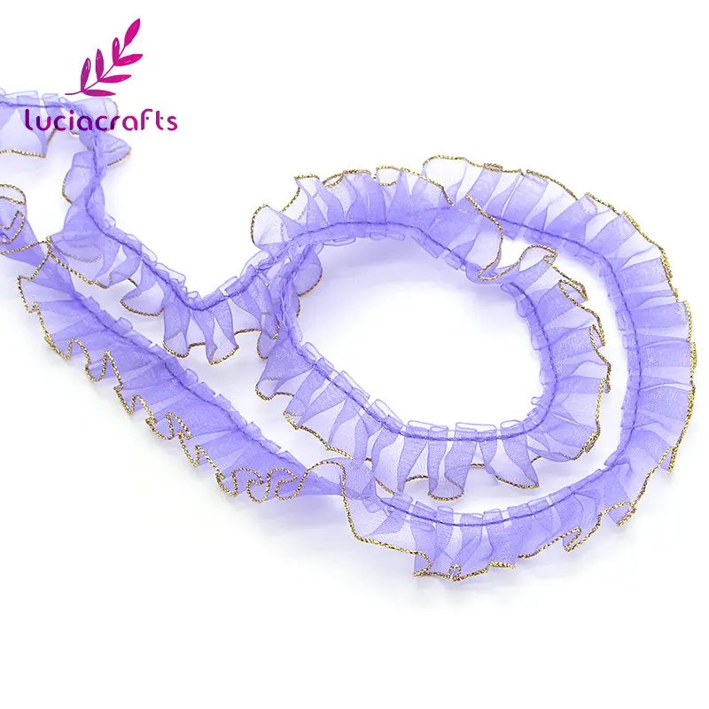 Lucia Crafts 5y/8y 20 мм ленты с отделкой из кружевной ткани аксессуары для рукоделия