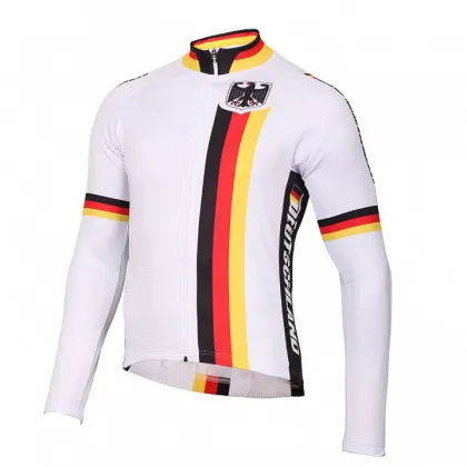 

WINTER FLEECE THERMAL 2016-2017 Germany Deutschland ONLY LONG SLEEVE ROPA CICLISMO CYCLING JERSEY CYCLING WEAR SIZE XS-4XL