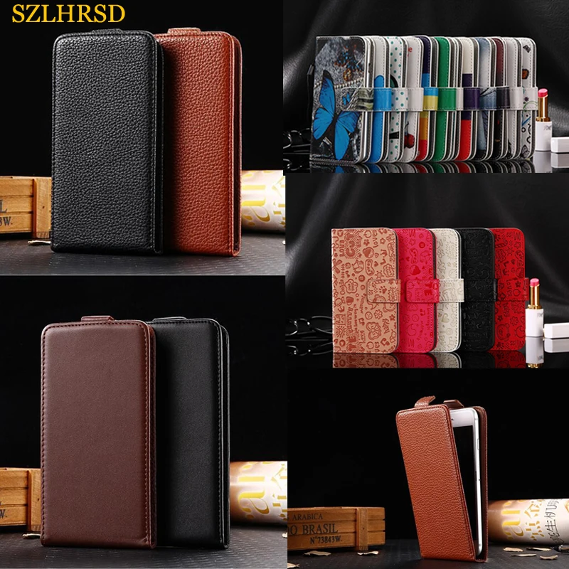 

SZLHRSD For Sencor Smartphone P5700 P5504 P5503 Element P504 P503 P403 Flip Leather Phone Case Cover