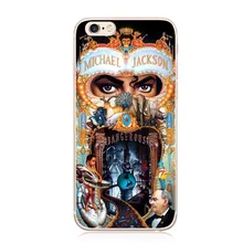 Майкл Джексон Dangerous альбом прозрачный жесткий пластик телефонные чехлы Чехол для iPhone 5 5S SE 6 6S Plus 7 7Plus 8 8Plus X
