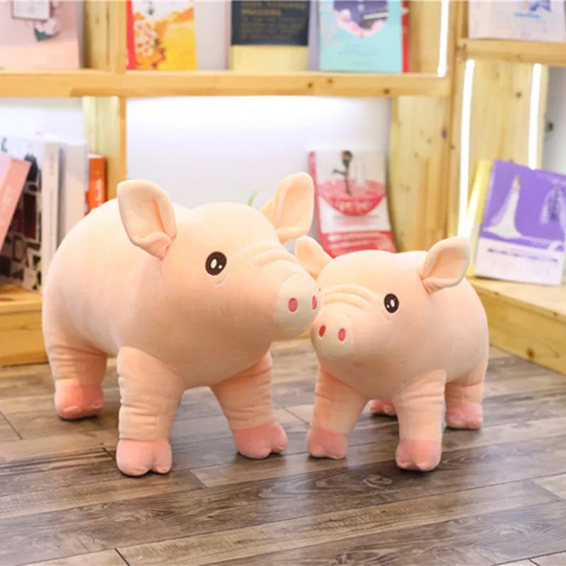 MIAOOWA 1PC 25/45CM Lovely Simluation Pig Plush Doll Cute Animal Pig Toy Soft Pillow Kids Doll Toy Birthday Gifts For Children