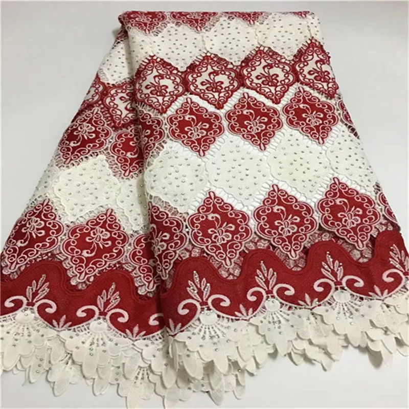 African Cord Lace For Wedding! African Swiss Voile Lace High Quality French Guipure Lace Fabric With Stones African Lace Fabric