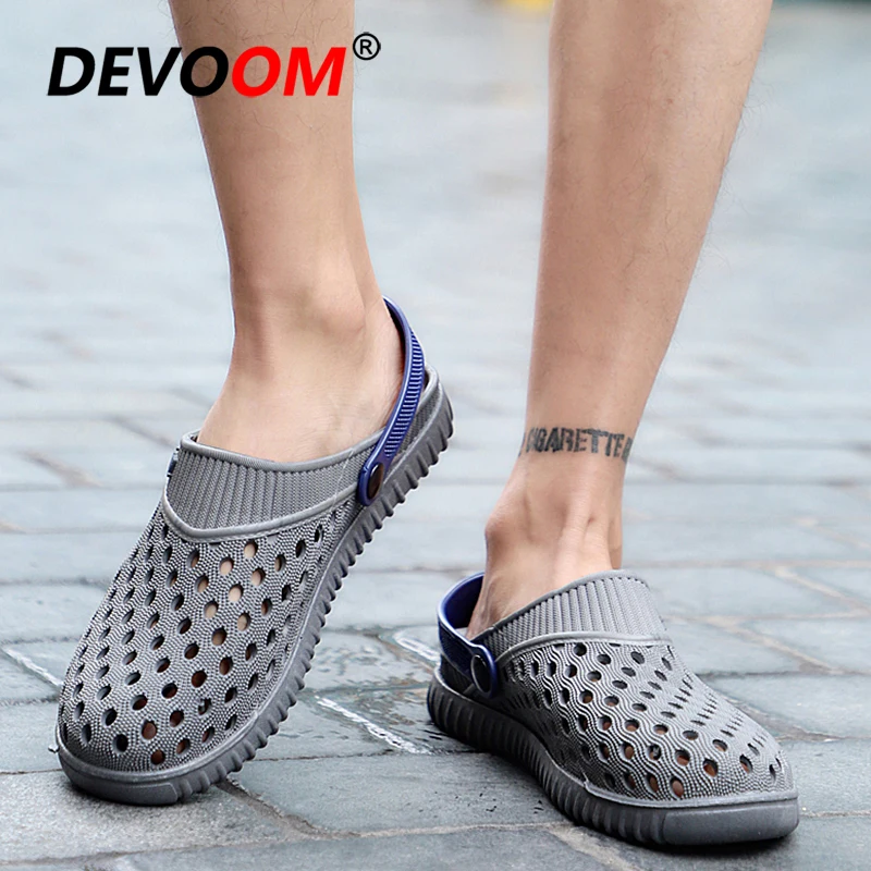Fashion Native Shoes Simple Tong Homme Plage Summer Sandals Men Crocse-shoes Teenslippers Mannen Outdoor Slippers Mules Homme 44