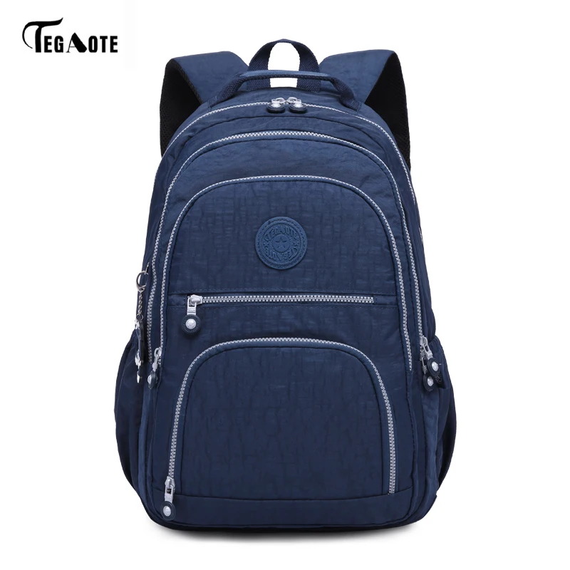  TEGAOTE School Bag Waterproof Nylon Brand Laptop Backpacks For Teenager Women Backpack Leisure Shou - 32944575793
