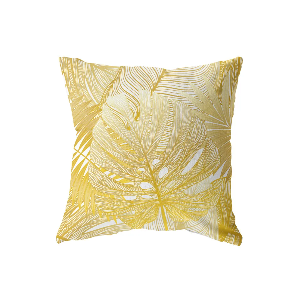 

Soft Short Plush Pillow Case Backing Hold Pillow Case/Seat Cushion Square Throw Pillow Cover 18"x18" Inch Plant Graphic