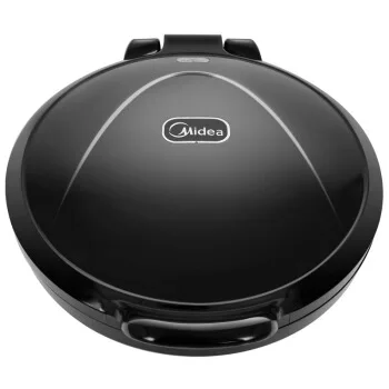 

LK1761 Black Double-sided Floating Electric Baking Pan Automatic Thermostat Crepe Pizza Maker Non-stick Grill Pan 1200W