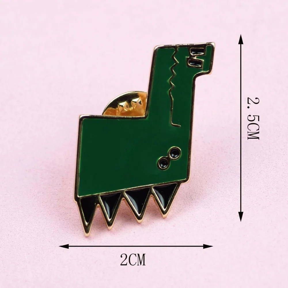 Timlee X246 эмалированные булавки в виде мультяшной рок-руки, Цветная птица, молния, облако, крокодил, животное, металлическая брошь, булавки, подарок