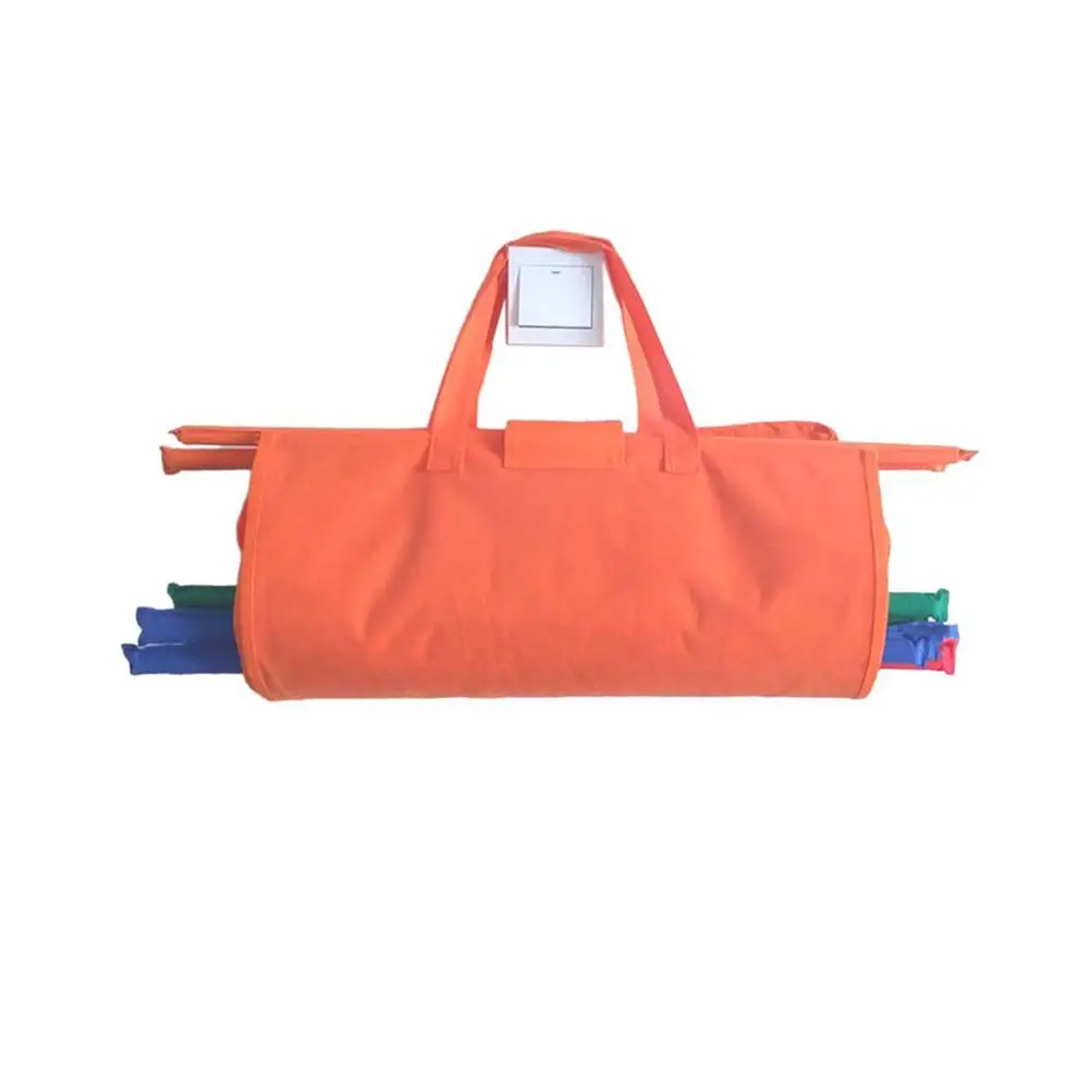 4 قطعة مجموعات اللون خلط غير المنسوجة حقيبة التخزين سماكة محفظة يد غطاء غبار متعددة الوظائف قابلة لإعادة الاستخدام للطي حقيبة للتخزين