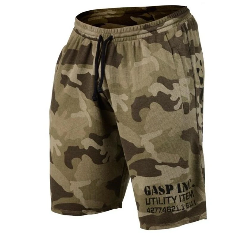 

Men's Camouflage Cargo Shorts 2019 Fashion Military Summer Beach Men Gyms Short Pants Casual Loose Cotton Man Streetwear
