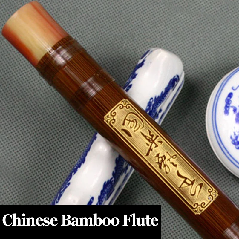 Китайская бамбуковая флейта Профессиональный музыкальный инструмент Flauta этнический поперечный Dizi китайский узел, мембрана, клей в качестве подарков C/D/E/F/G