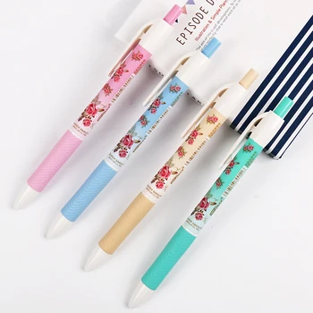 

Hot Sale Stationery Store 0.5mm Blue Ink Ballpoint Pen Cute Flexible Pens for Student School Office Supplies B-567G