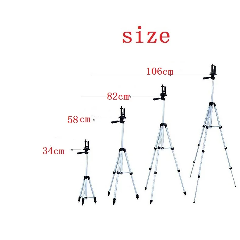 Najtaniej 34 100 cm Bluetooth uniwersalny składany regulowany stojak trójnóg uchwyt do montażu na zestaw klipsów dla aparat w telefonie komórkowym z uchwytem na telefon
