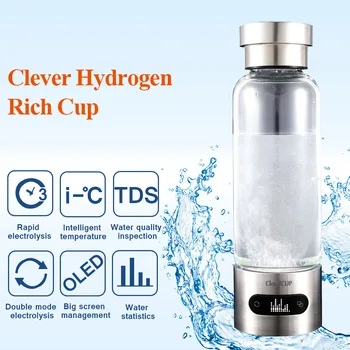

Newest Cloud Cup Rich Hydrogen Water Generator Super Antioxidants ORP 480ml Smart Cup Energy Hydrogen-rich Water Ionizer Pitcher