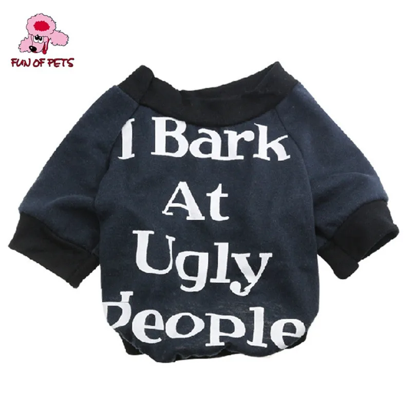 Новинка года, футболка для собак с рисунком «Гадкий человек», милая одежда для больших собак черного и красного цвета(XS-5XL