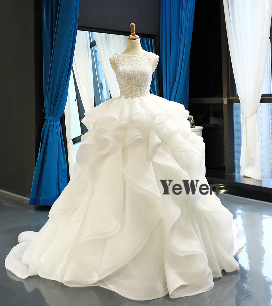 Белое Простое Элегантное свадебное платье сексуальное с открытой спиной ТРАПЕЦИЕВИДНОЕ вечерние свадебные платья кружевное без рукавов