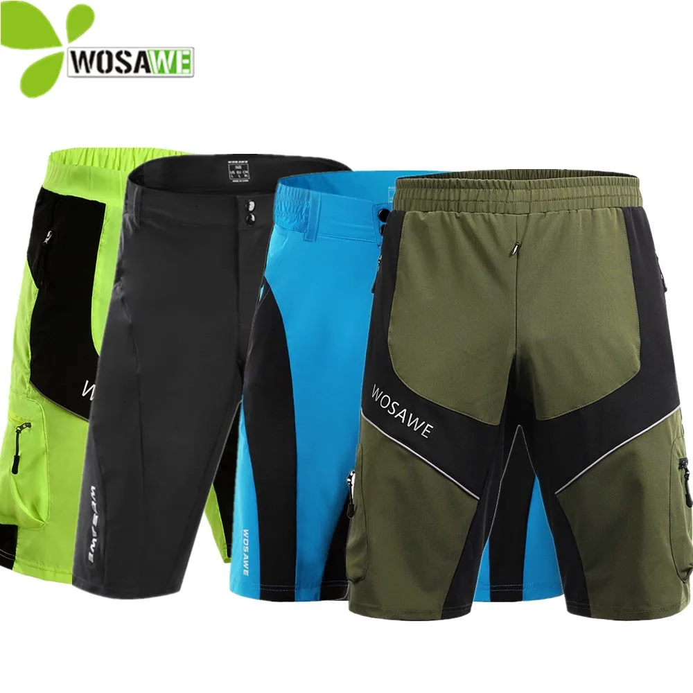 WOSAWE MTB Road Men loose Cycling Short tight without Pad Bike Bicycle Leisure Baggy 3D Padded cycling Shorts Clothings clothes WOSAWE MTB Road Men loose Cycling Short tight without Pad Bike Bicycle Leisure Baggy 3D Padded cycling Shorts Clothings clothes