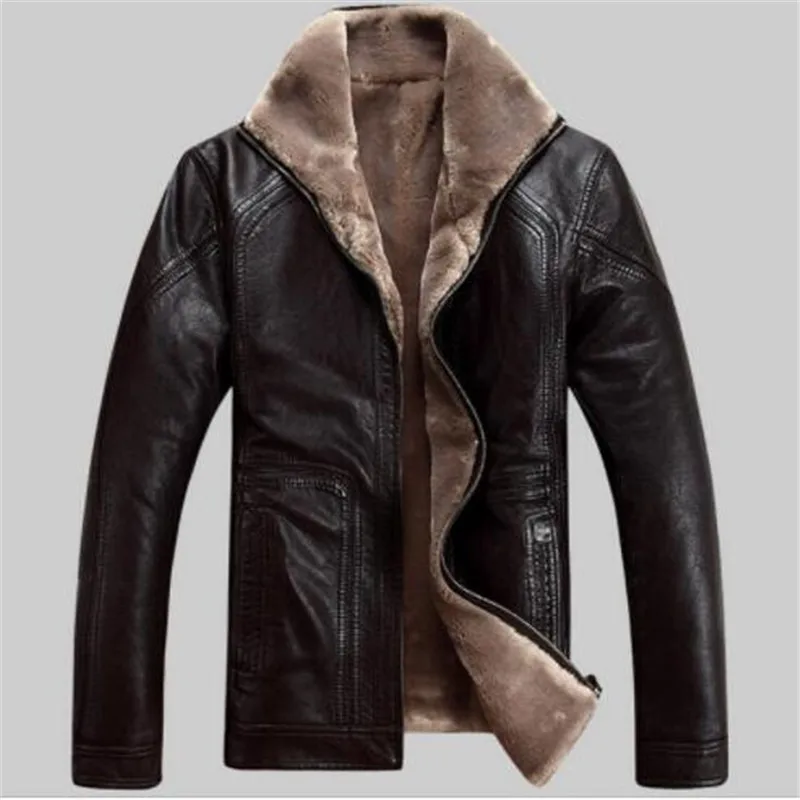 

2019 New Men Genuine Leather Coat sheepskin men's short Jacket leather winter jackets mens EMS Free Shipping Plus Size M-5XL