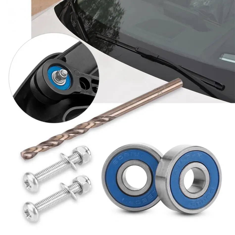 

5pcs Windshield Windscreen Wiper Arm Repair Bearing Fix Kit Tool for Renault Grand Scenic 2 II