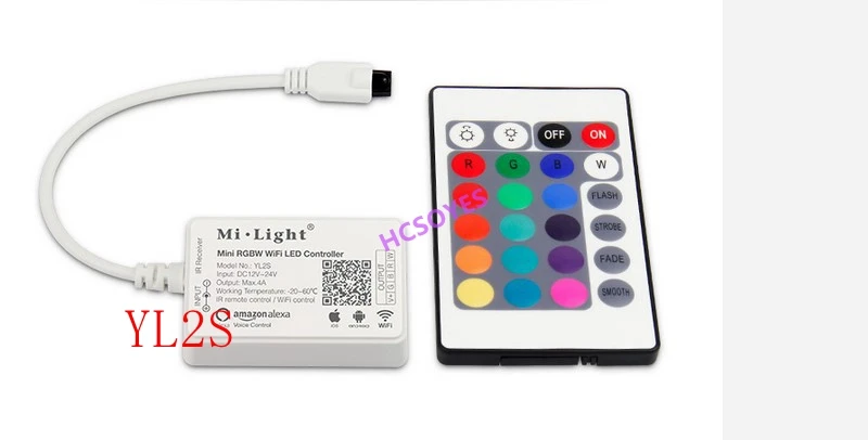 Milight YT1 2,4G WiFi беспроводной пульт YB1 9 Вт RGB+ CCT Светодиодная лампа прожектор YL1S/YL2S/YL1 приложение ИК Смартфон APP контроллер