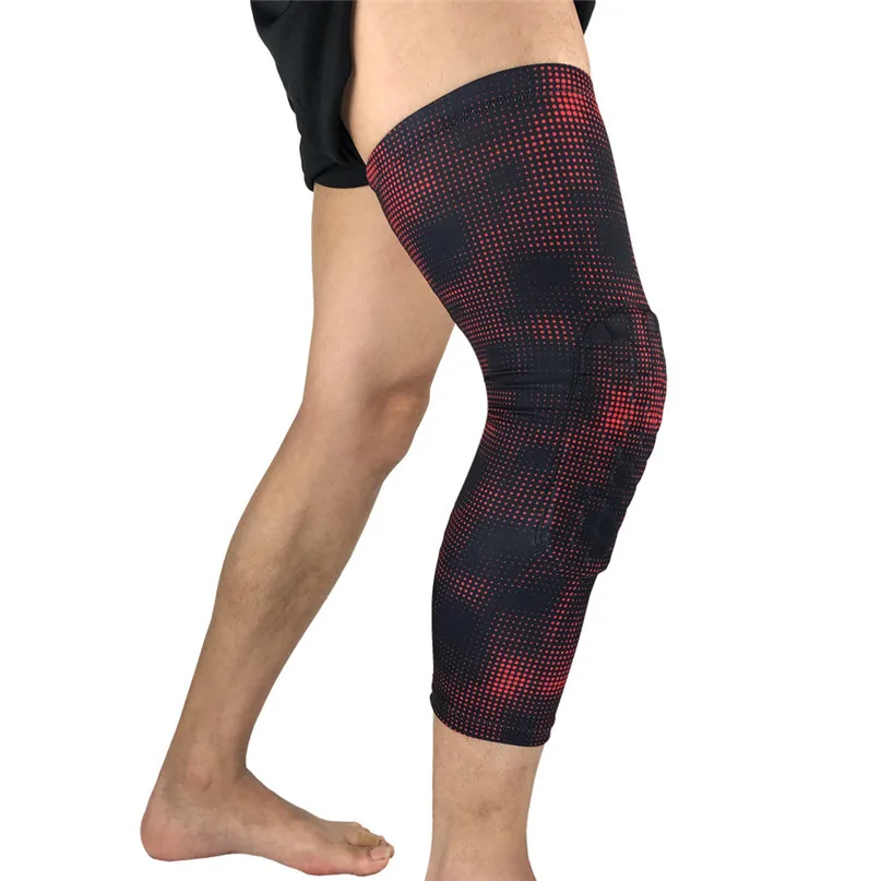 Breathable Basketball Knee Pads Sports Professional Safety Knee Calf Leg Sleeve Honeycomb Pad knee protector brace support #3j19 (9)