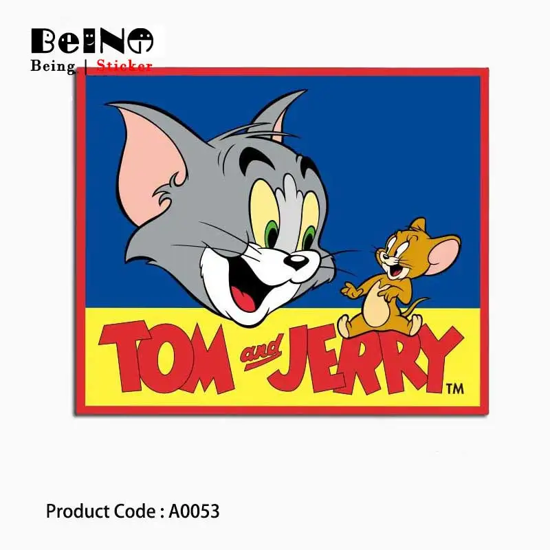 

tom jerry stikcer toy cartoon anime mouse waterproof suitcase laptop guitar luggage skateboard bicycle toy lovely A0053 stickers