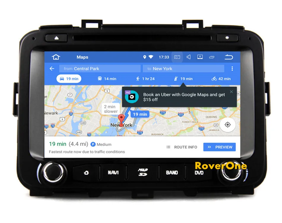 Clearance RoverOne S200 Android 8.0 Car Multimedia Player For Kia Carens 2013 - 2015 Autoradio DVD Radio Stereo GPS Navigation Bluetooth 17
