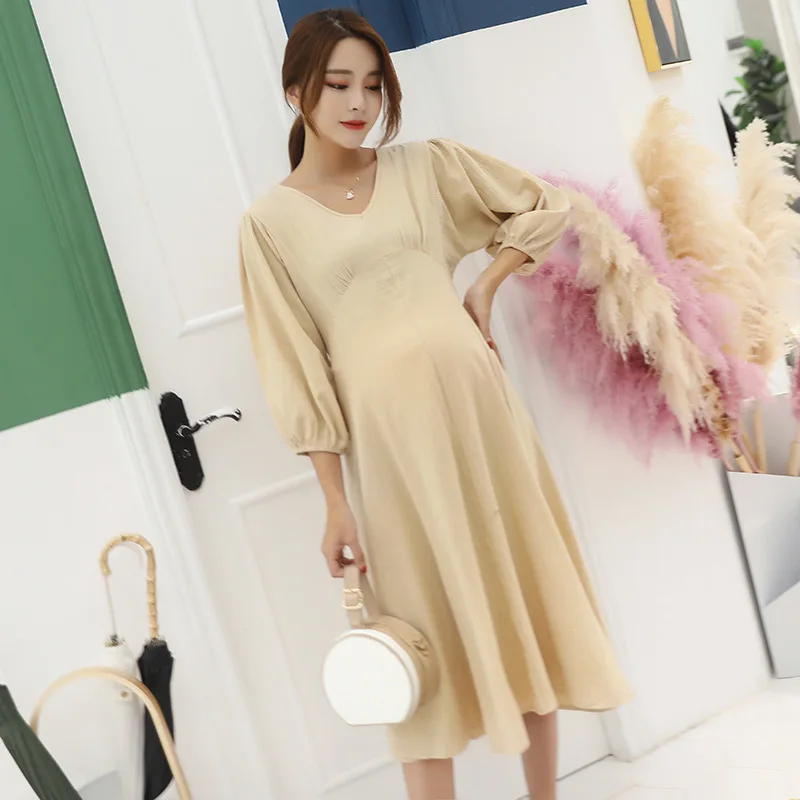 Moda Sexy Vestido De Maternidad Elegante El Ropa Para Mujeres Embarazadas Para Ducha De De Primavera Ropa De Maternidad Invierno 2018 | electricmall.com.ng