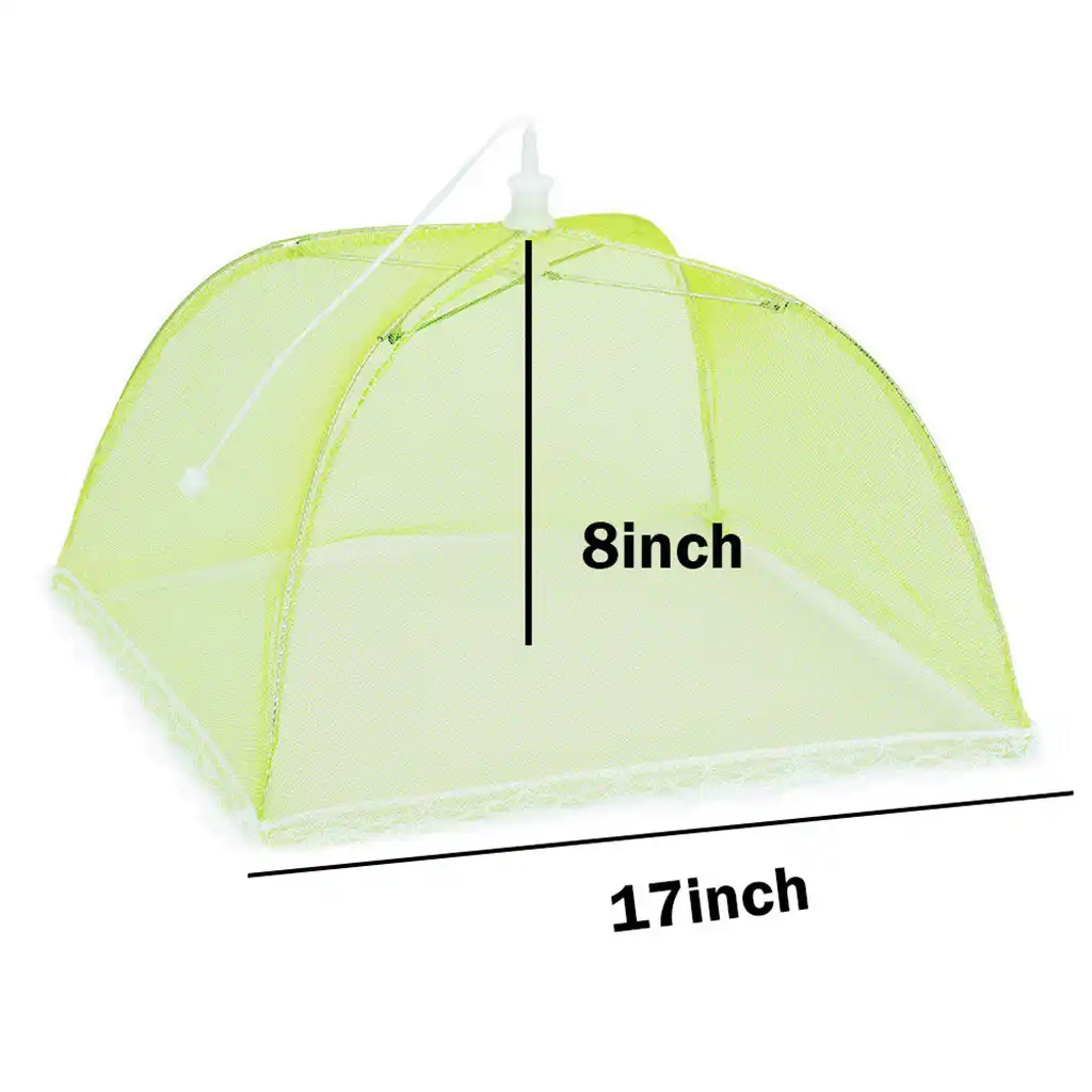 2 Large Pop Up Mesh Screen Protect Food Cover Tent Dome Net