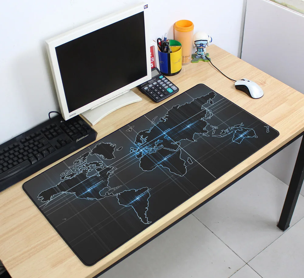 best seller mousepads Gaming mousepad world map 700x400x2mm DIY Popular