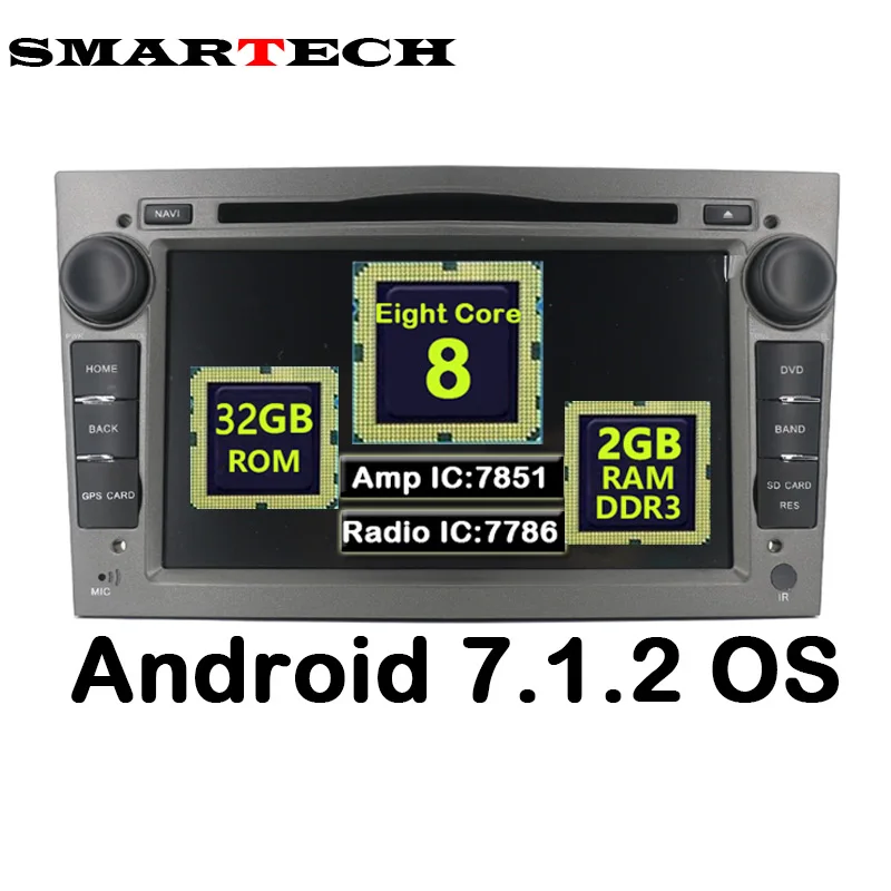 Octa Core Android 2G RAM 32G ROM For Opel Astra 2Din font b Car b font