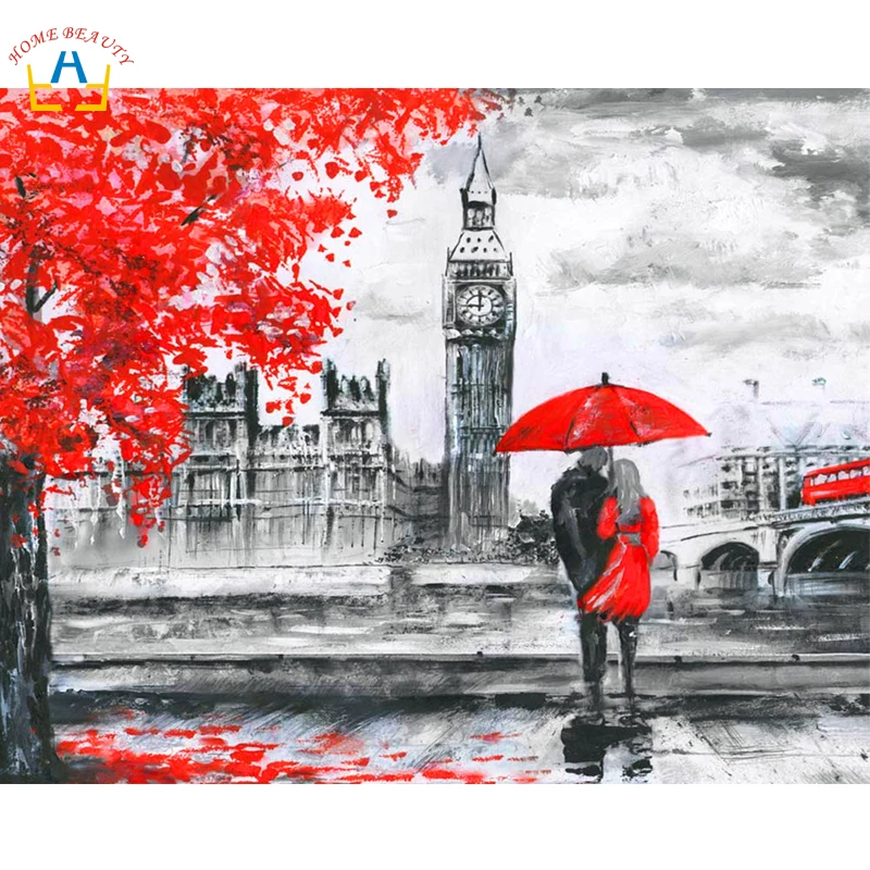 

Diy coloring by numbers acrylic pictures for living room hand painted painting by number wall decoration artwork lovers RA3076
