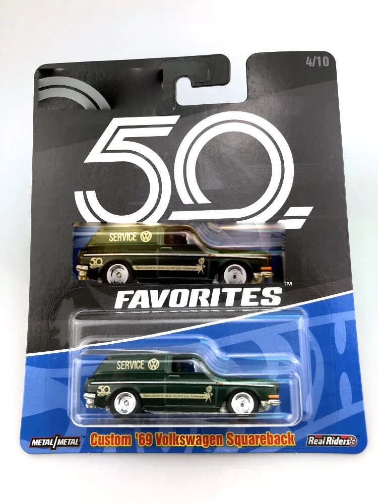 Hot Wheels 1: 64 спортивный автомобиль CHEVY FORD 50th anniversary Коллекционное издание металлическая литая модель автомобиля детские игрушки - Цвет: VOLKSWAGEN (FLF35-4)